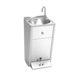Lavamanos autónomo doble pulsador fría y caliente Lavamanos Inox Portátil Fricosmos FC-061466