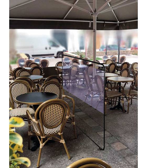 Separador Terraza Transparente 150cm Separadores Terraza y Playa CONVA CO-SPR150PVC