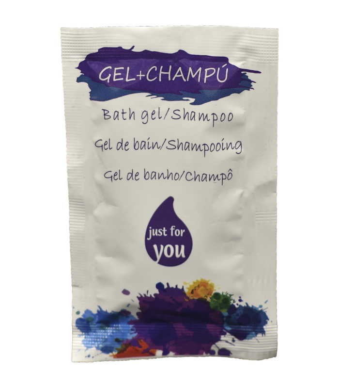 Sobre 10 ml Gel & Champú Hache 1000 uds. Gel y Jabón Geyushi GY-SMCH&G10