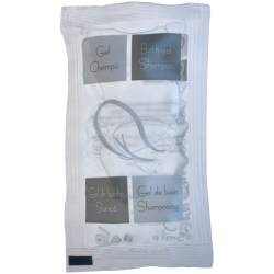 Gel & Champú en Sobre 15ml Just For you 1000 uds Gel y Jabón Geyushi GY-SGCH15