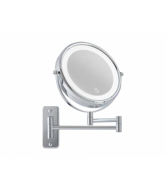 Espejo Aumento Pared LED a pilas Cromo Winchester Espejos de Aumento Corby of Windsor CW-15644