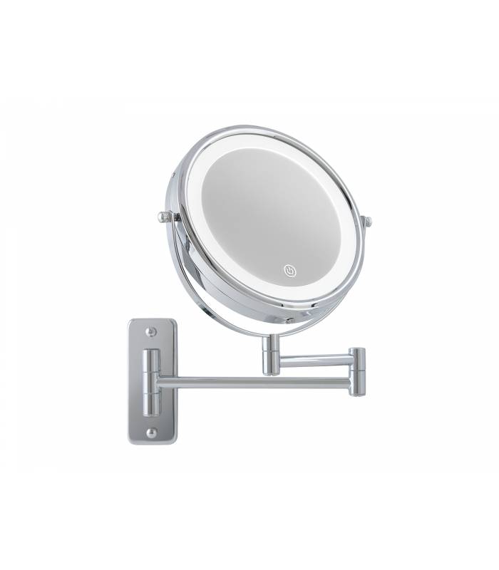 Espejo Aumento Pared LED a pilas Cromo Winchester Espejos de Aumento Corby of Windsor CW-15644