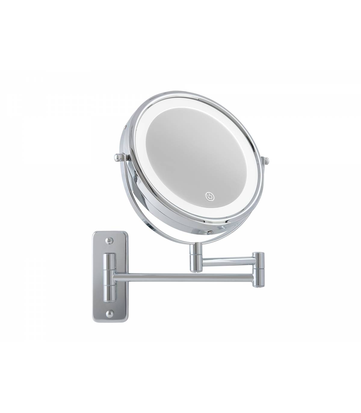 Espejo Aumento Pared LED a pilas Cromo Winchester Espejos de Aumento Corby of Windsor CW-15644