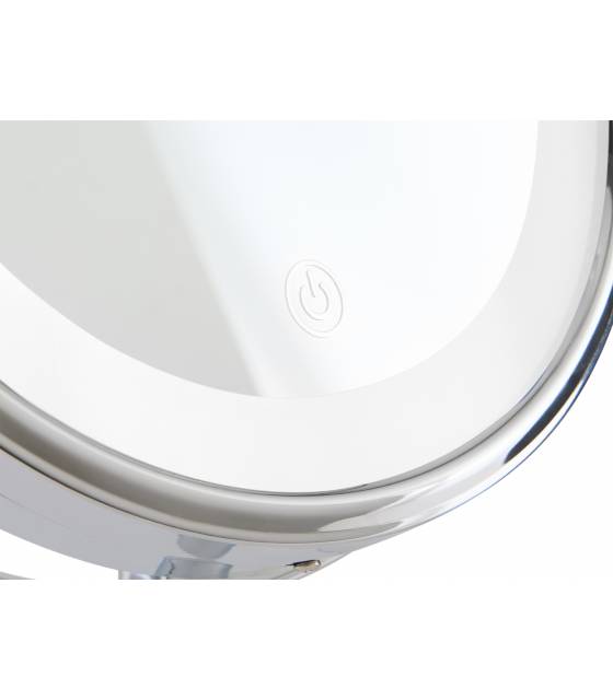 Espejo Aumento Pared LED a pilas Cromo Winchester Espejos de Aumento Corby of Windsor CW-15644