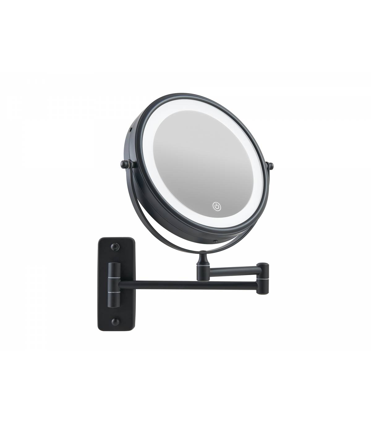 Espejo Aumento Pared Led a pilas Negro Winchester by Corby Espejos de Aumento Corby of Windsor CW-26831