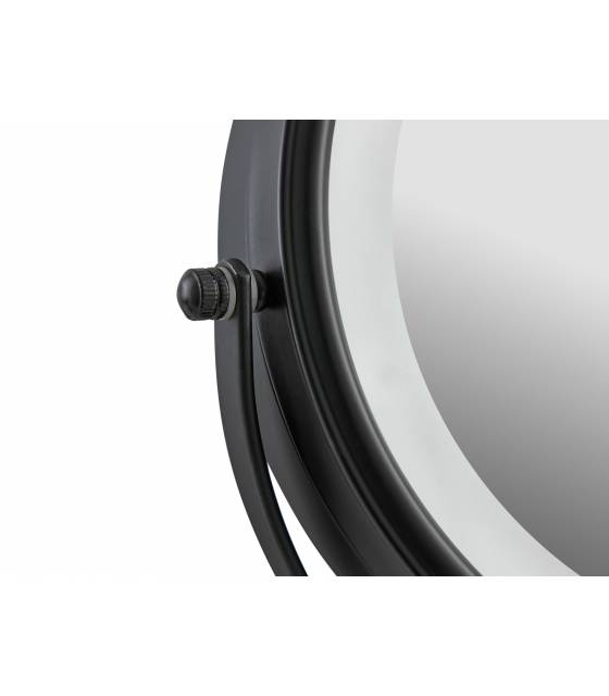Espejo Aumento Pared Led a pilas Negro Winchester by Corby Espejos de Aumento Corby of Windsor CW-26831