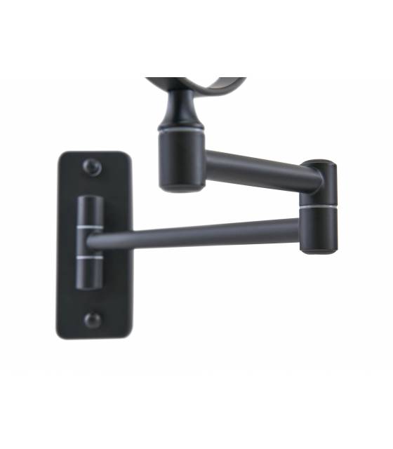 Espejo Aumento Pared Led a pilas Negro Winchester by Corby Espejos de Aumento Corby of Windsor CW-26831
