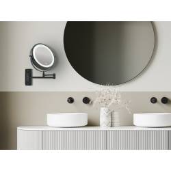 Espejo Aumento Pared Led a pilas Negro Winchester by Corby Espejos de Aumento Corby of Windsor CW-26831