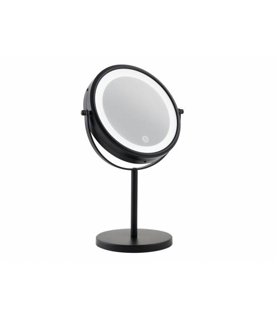 Espejo de Mesa LED con pilas Negro Mate Corby Winchester Espejos de Aumento Corby of Windsor CW-26829