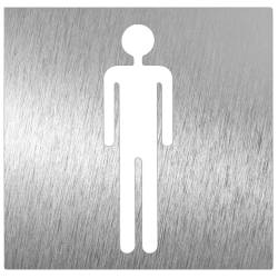 Pictograma Aseo Hombre Inox Pictogramas Inox  FC-P082602