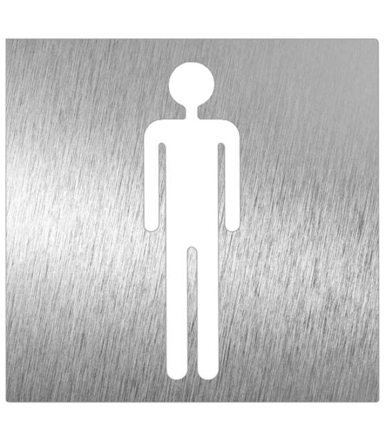 Pictograma Aseo Hombre Inox Pictogramas Inox  FC-P082602