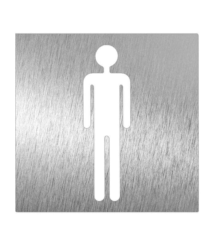 Pictograma Aseo Hombre Inox Pictogramas Inox  FC-P082602