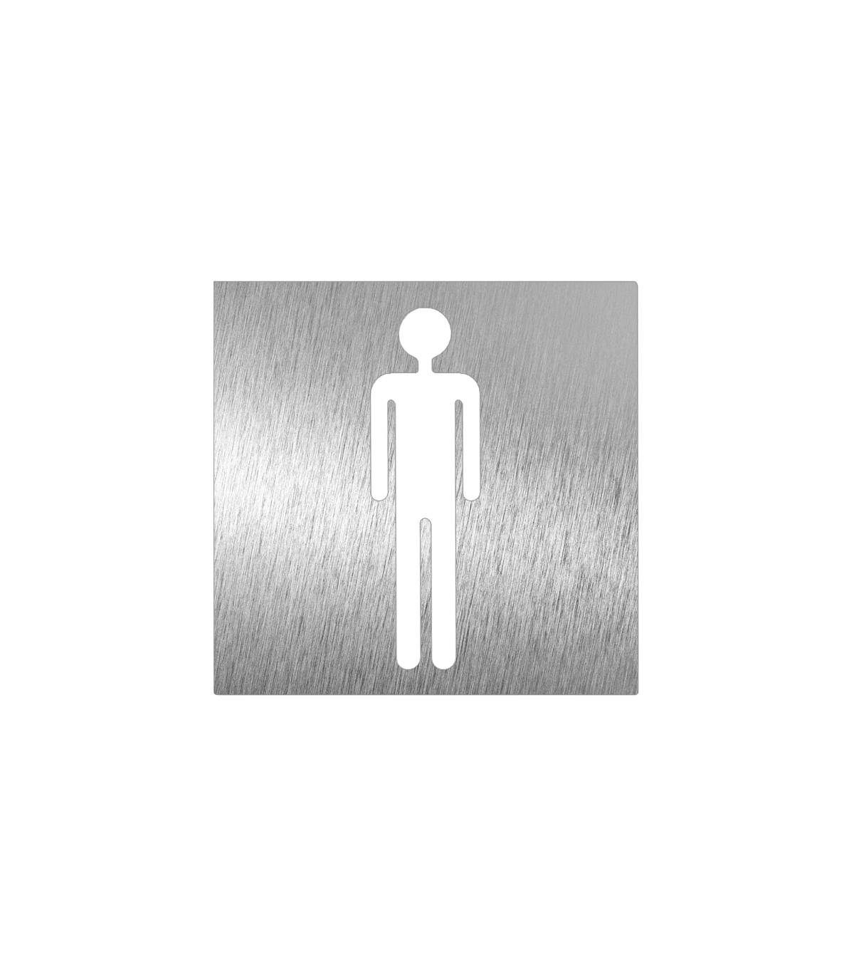 Pictograma Aseo Hombre Inox Pictogramas Inox  FC-P082602