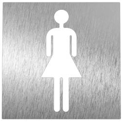 Pictograma Aseo Mujer Inox Pictogramas Inox  FC-P082604