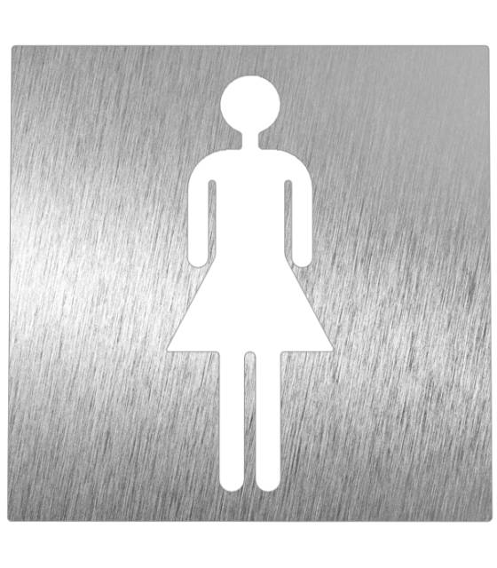 Pictograma Aseo Mujer Inox Pictogramas Inox  FC-P082604
