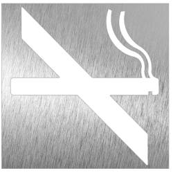 Pictograma Prohibido fumar Inox Pictogramas Inox  FC-P082606