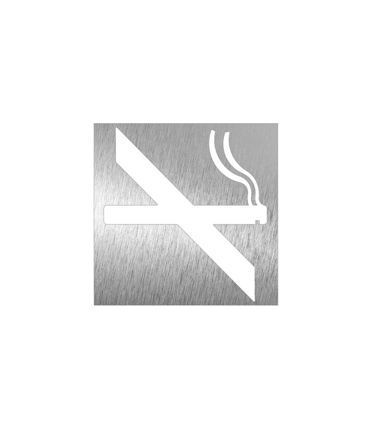 Pictograma Prohibido fumar Inox Pictogramas Inox  FC-P082606