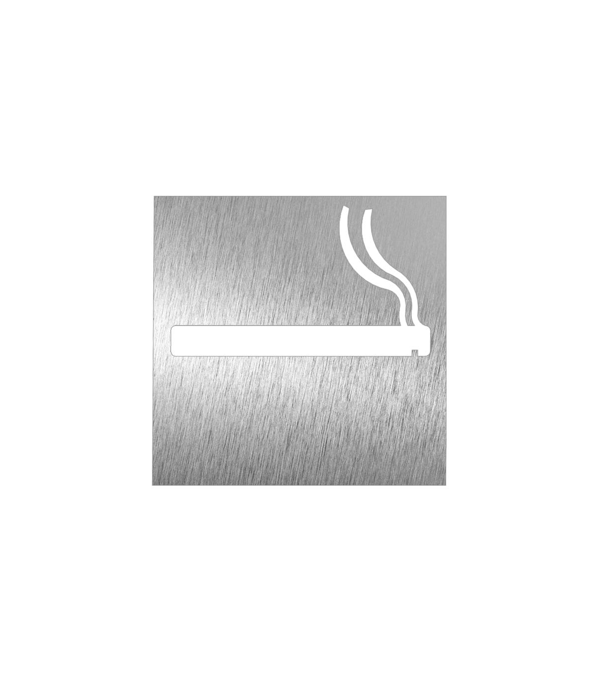 Pictograma Zona Fumador Inox Pictogramas Inox  FC-P082608