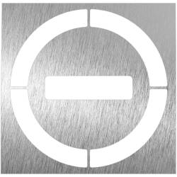 Pictograma Prohibido Inox Pictogramas Inox  FC-P082610