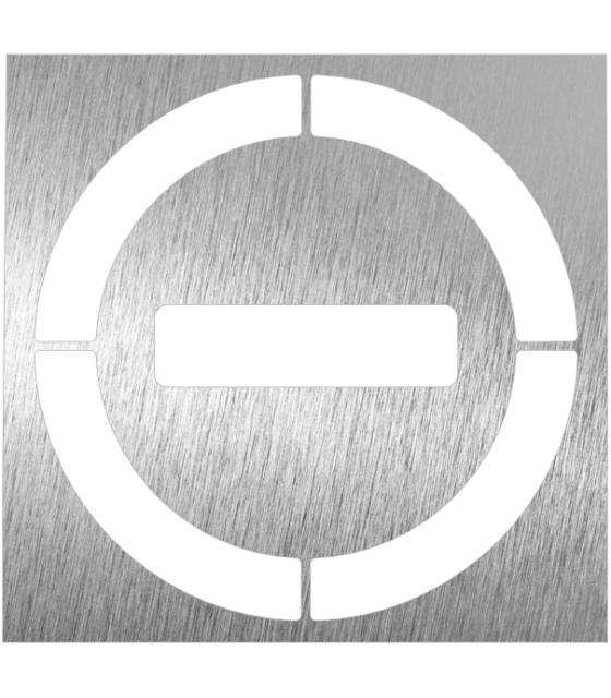 Pictograma Prohibido Inox Pictogramas Inox  FC-P082610