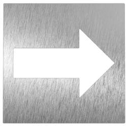 Pictograma Inox Flecha Pictogramas Inox  FC-P082612