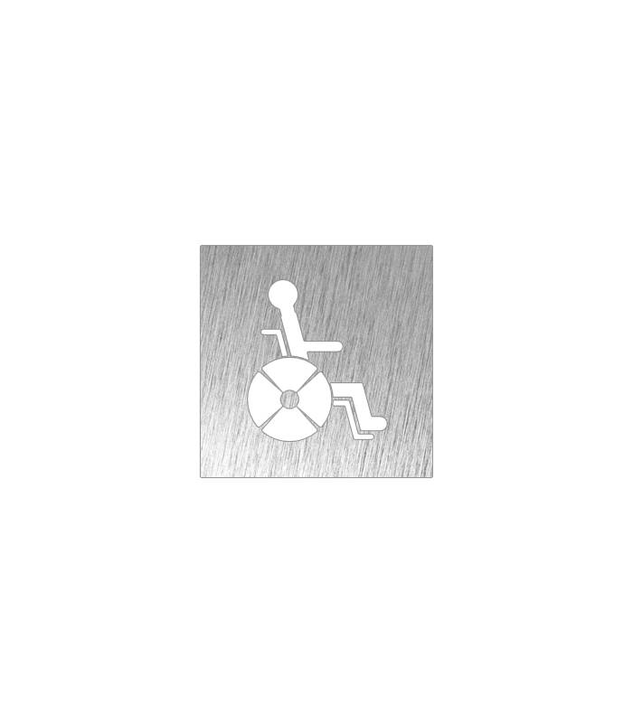 Pictograma Aseo Discapacitados Inox Pictogramas Inox  FC-P082614