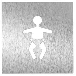 Pictograma Cambiador Bebes Inox Pictogramas Inox  FC-P082616