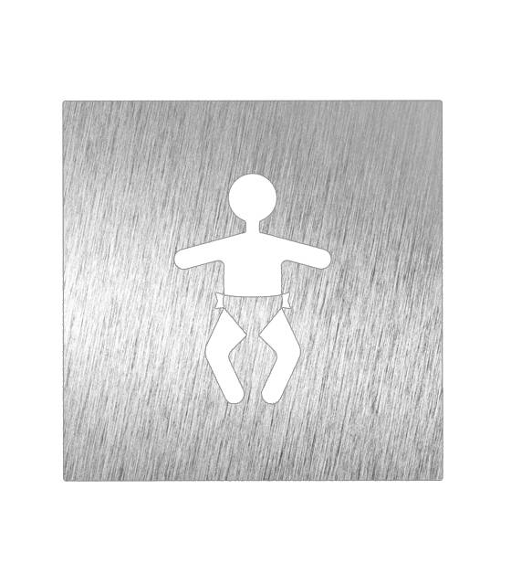 Pictograma Cambiador Bebes Inox Pictogramas Inox  FC-P082616