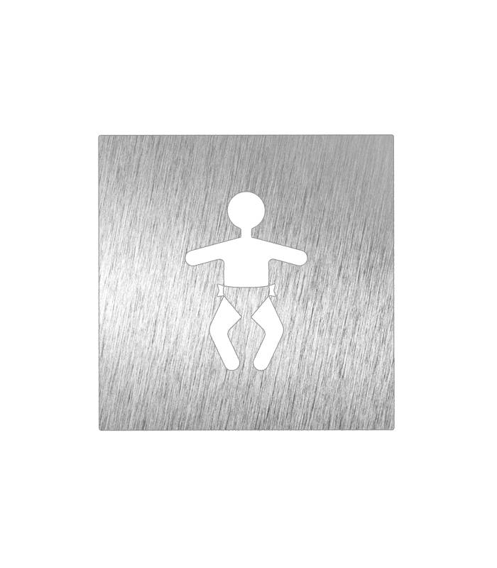 Pictograma Cambiador Bebes Inox Pictogramas Inox  FC-P082616