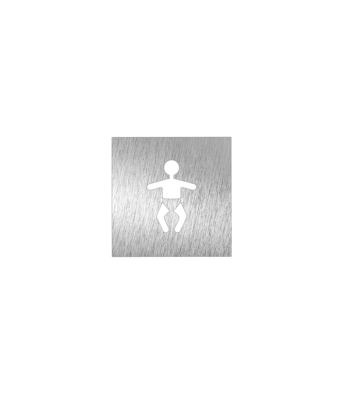 Pictograma Cambiador Bebes Inox Pictogramas Inox  FC-P082616