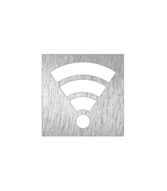 Pictograma Inox Zona Wifi Pictogramas Inox  FC-P082638