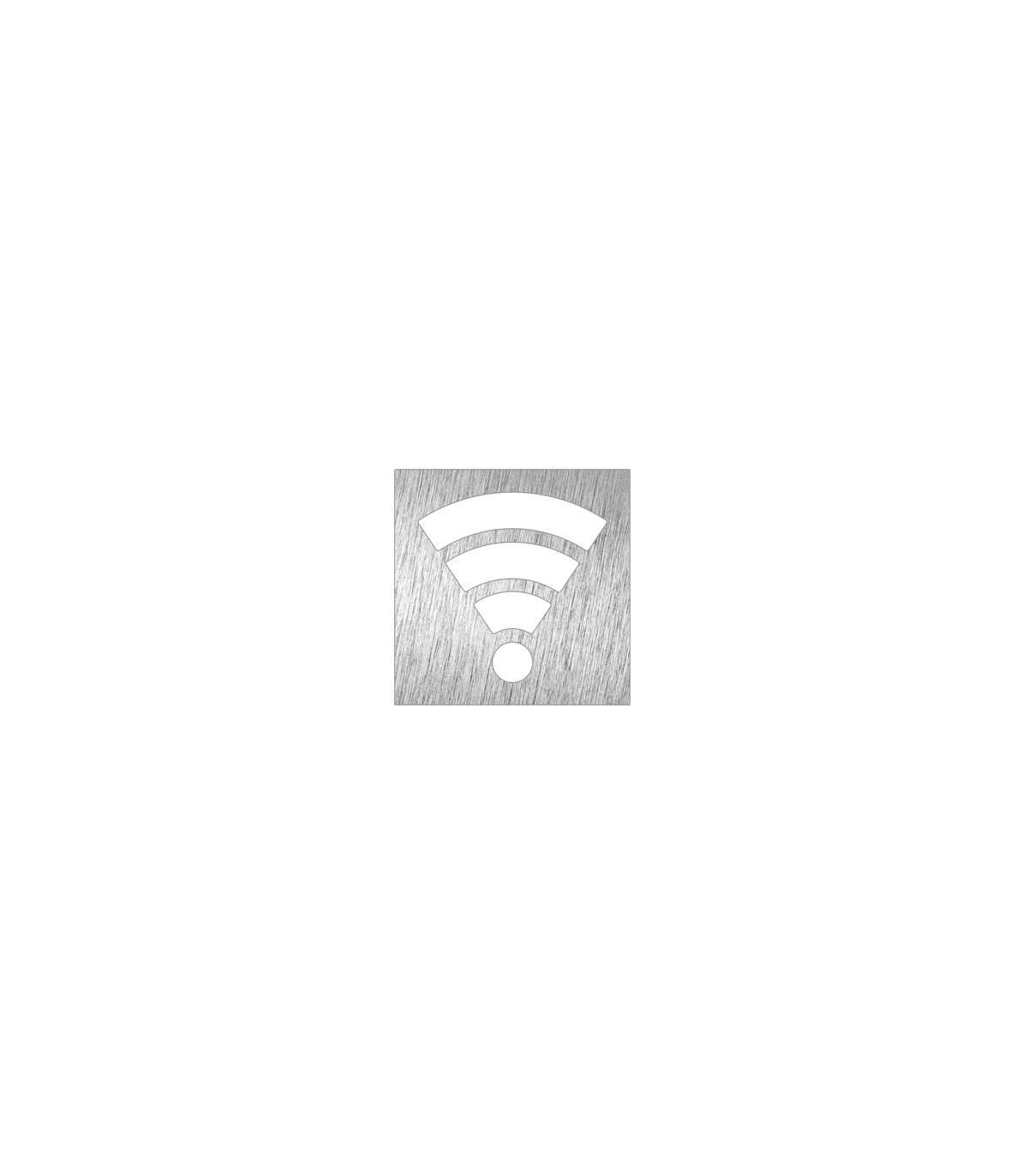 Pictograma Inox Zona Wifi Pictogramas Inox  FC-P082638