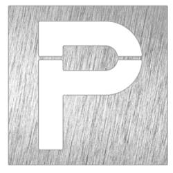 Pictograma Inox Parking Pictogramas Inox  FC-P082642