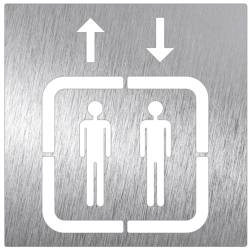 Pictograma Inox Ascensor Pictogramas Inox  FC-P082668