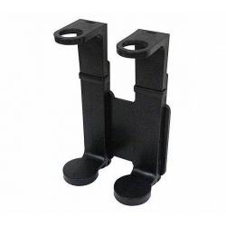 Soporte Dosificador Pared Doble Negro 10 uds Dispensadores y Soportes  GY-SOPNMB2