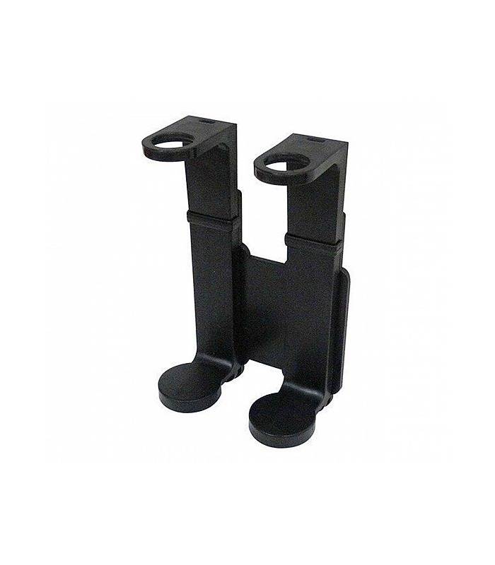 Soporte Dosificador Pared Doble Negro 10 uds Dispensadores y Soportes  GY-SOPNMB2