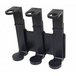 Soporte Dosificador Triple Negro 10 uds Dispensadores y Soportes  GY-SOPNMB3