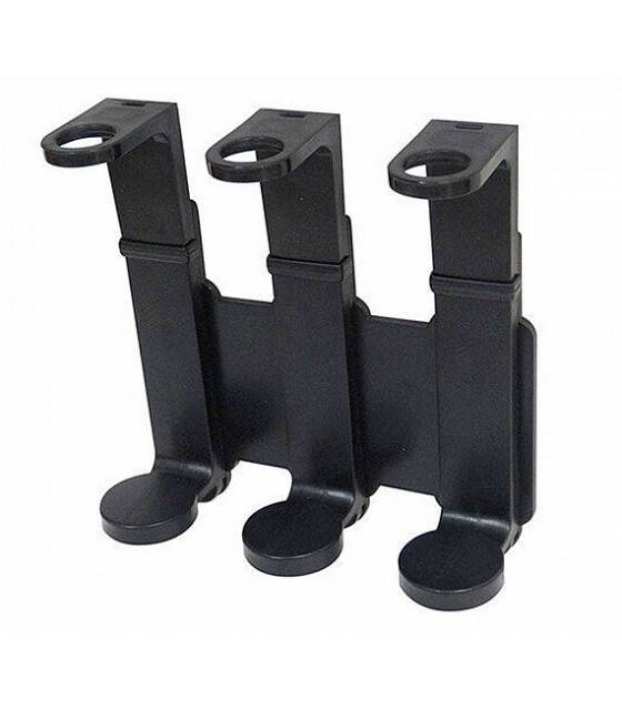 Soporte Dosificador Triple Negro 10 uds Dispensadores y Soportes  GY-SOPNMB3