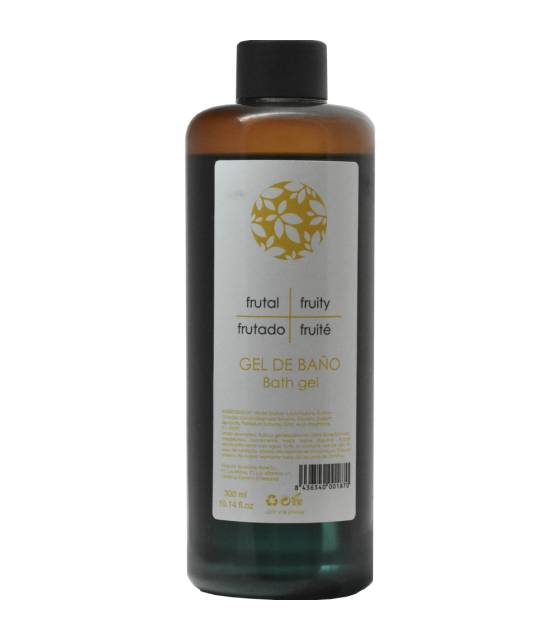 Botella Gel de Baño 300 ml Ambar 40 uds Gel y Jabón Geyushi GY-BOTGAM