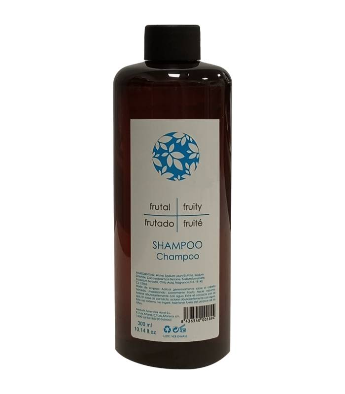 Botella Champú 300ml Ambar 40 uds Champú Geyushi GY-BOTCHAM
