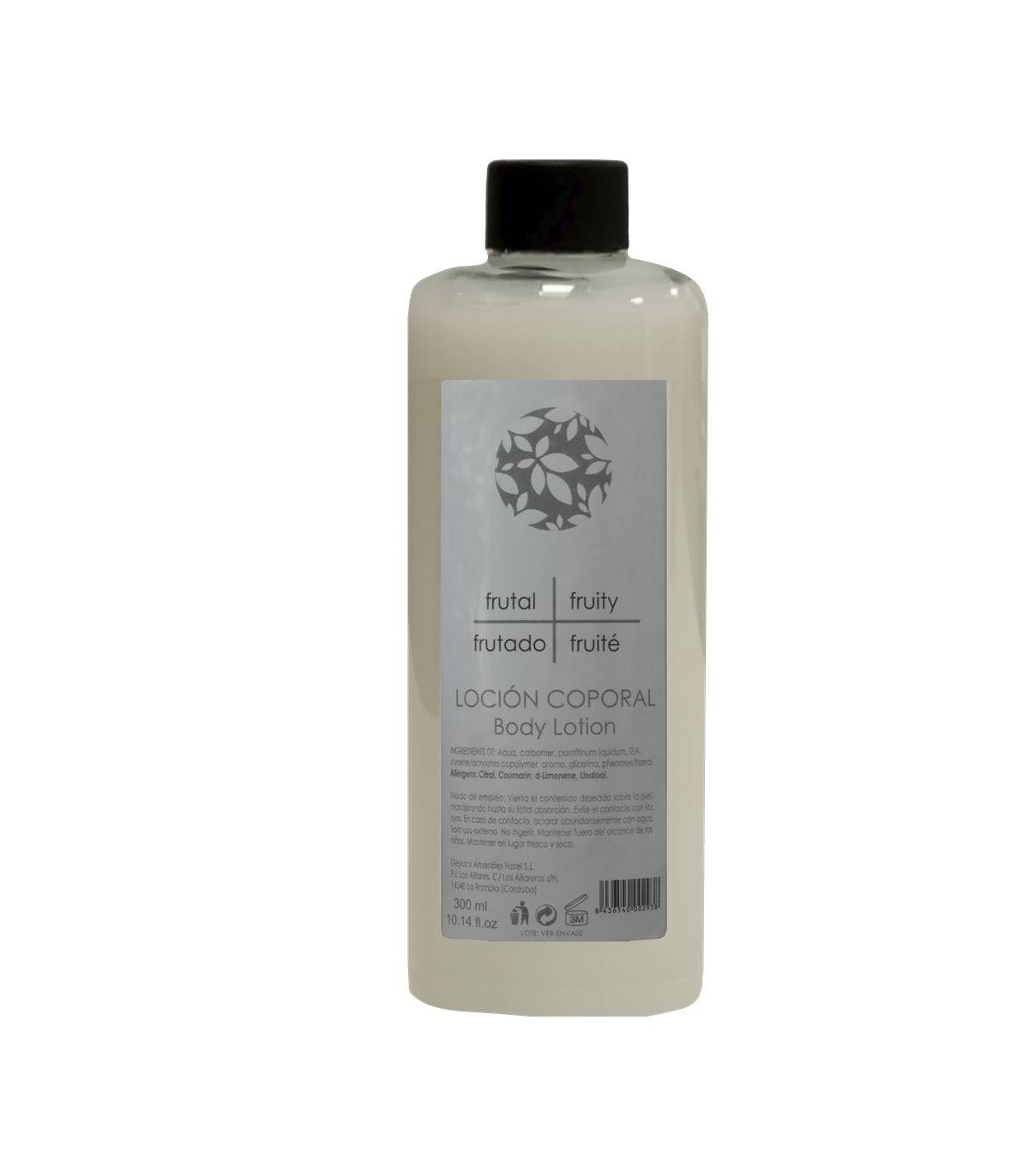 Botella Loción Corporal 300ml 40 uds Loción Corporal Geyushi GY-BOTLCTR