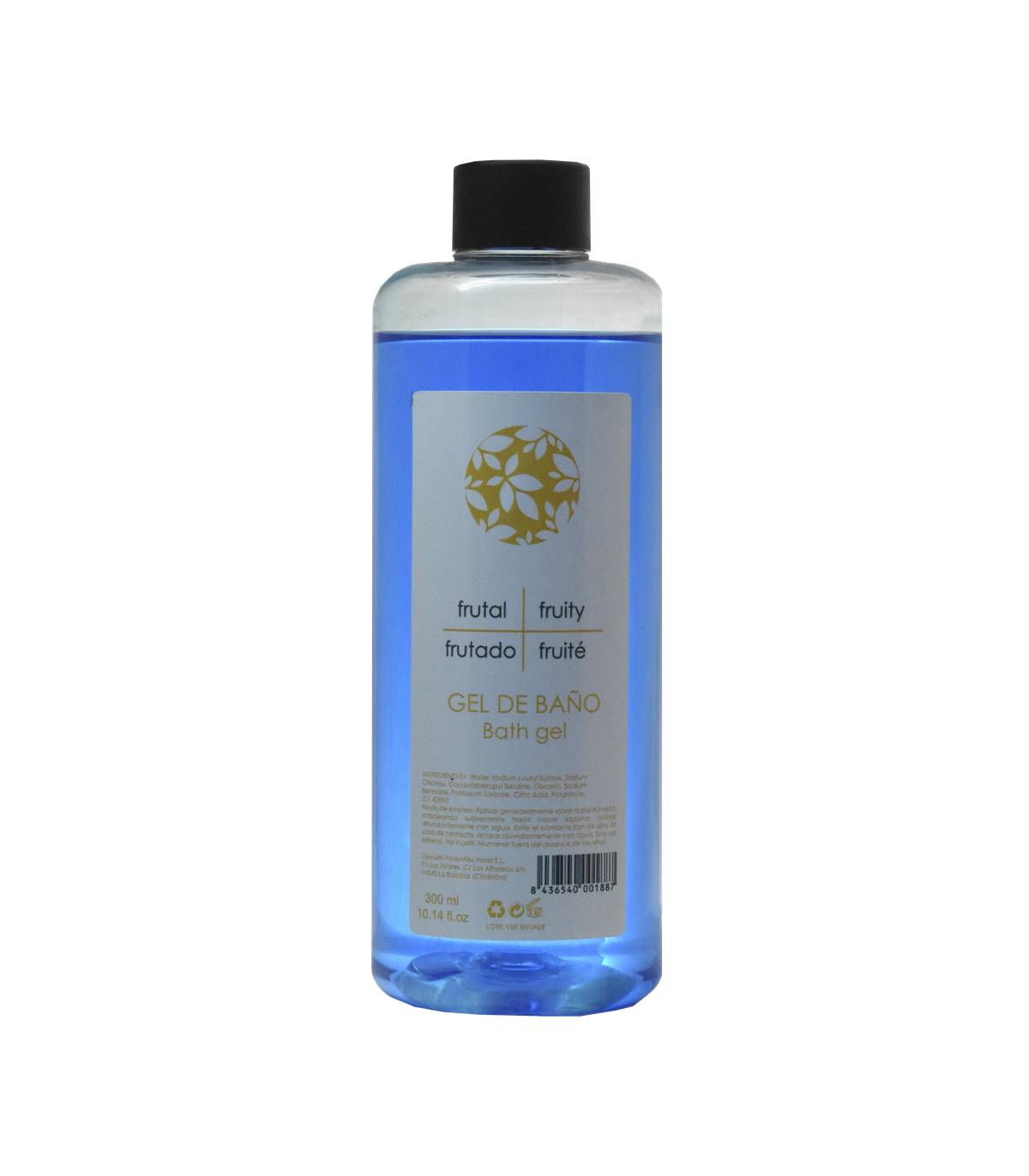 Botella Gel de Baño 300 ml 40 uds Gel y Jabón Geyushi GY-BOTGTR
