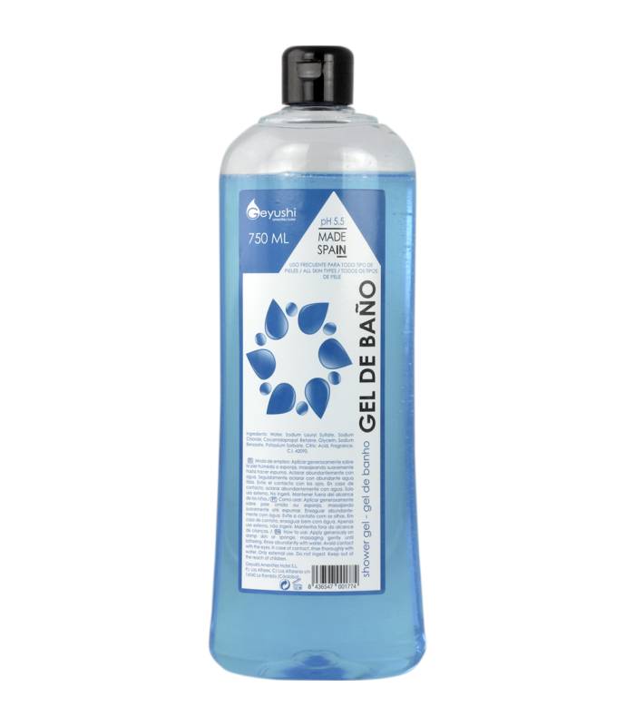 Botella Gel de Baño 750ml 28 uds Gel y Jabón Geyushi GY-B750GD