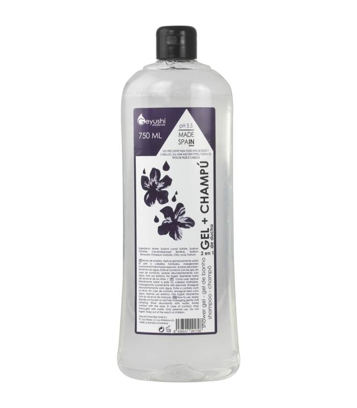 Botella Gel & Champú 750ml 28uds Gel y Jabón Geyushi GY-B750GCHD
