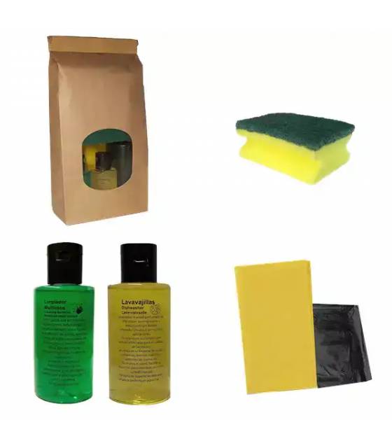 Kit Limpieza Apartamentos Kraft 60 uds Kit Limpieza Apartamentos Geyushi GY-KITLIM60K