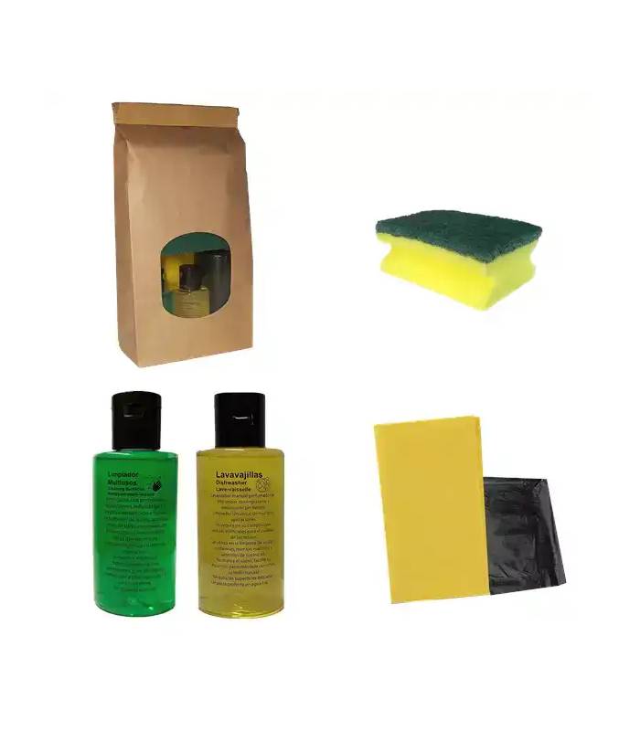 Kit Limpieza Apartamentos Kraft 60 uds Kit Limpieza Apartamentos Geyushi GY-KITLIM60K