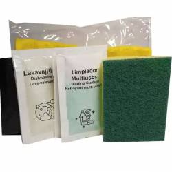 Kit Limpieza Apartamentos Sachet 50 uds Kit Limpieza Apartamentos Geyushi GY-KLIMS15