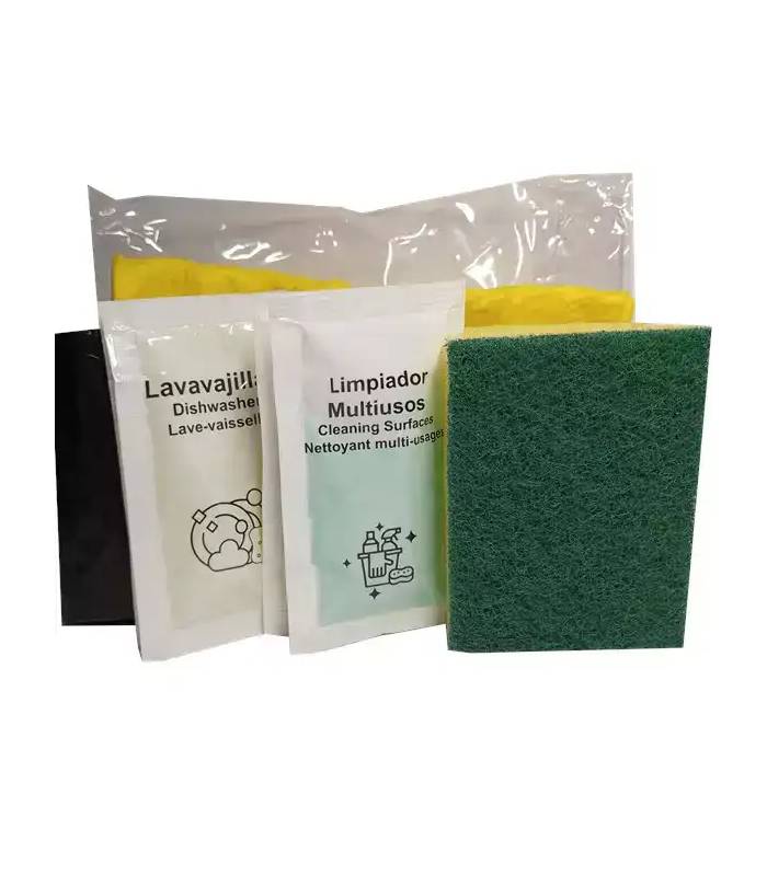 Kit Limpieza Apartamentos Sachet 50 uds Kit Limpieza Apartamentos Geyushi GY-KLIMS15
