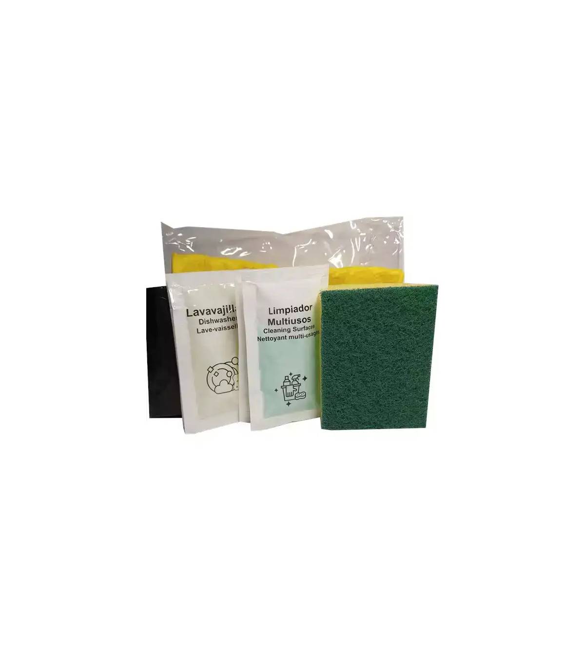 Kit Limpieza Apartamentos Sachet 50 uds Kit Limpieza Apartamentos Geyushi GY-KLIMS15