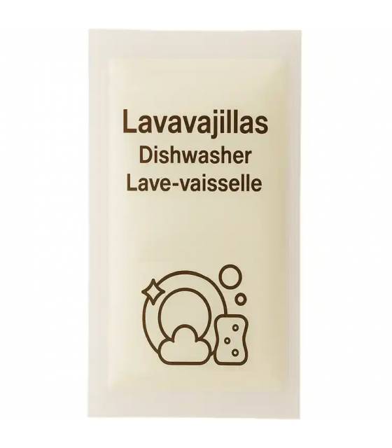 Sobre 15ml Lavavajillas Limón 1000uds Kit Limpieza Apartamentos Geyushi GY-BCLVV